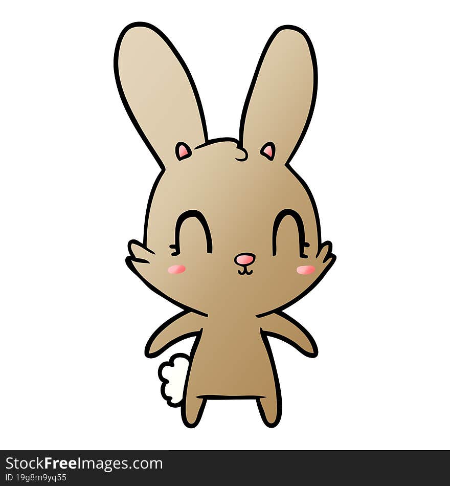 cute cartoon rabbit. cute cartoon rabbit