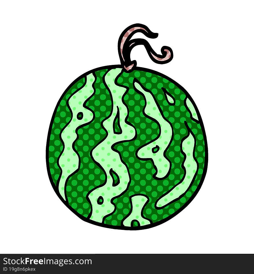 Cartoon Doodle Melon