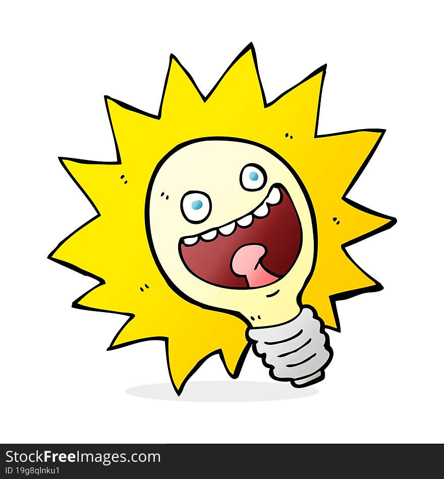 cartoon lightbulb