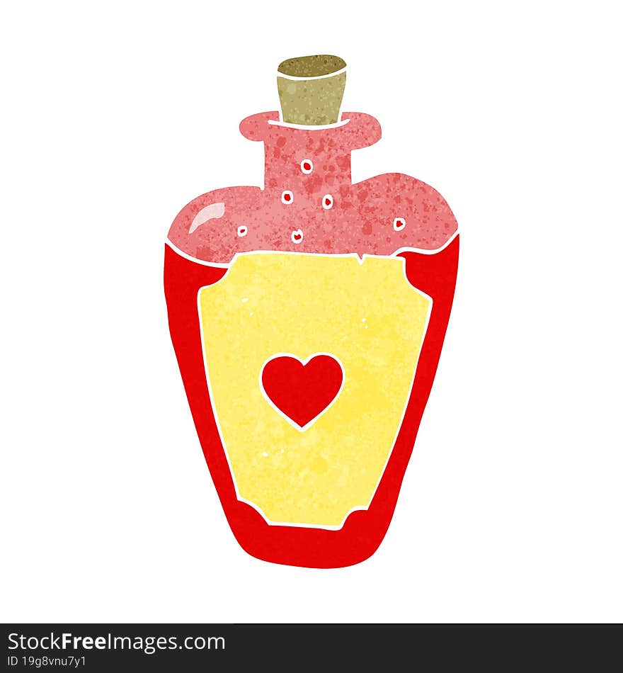 cartoon love potion