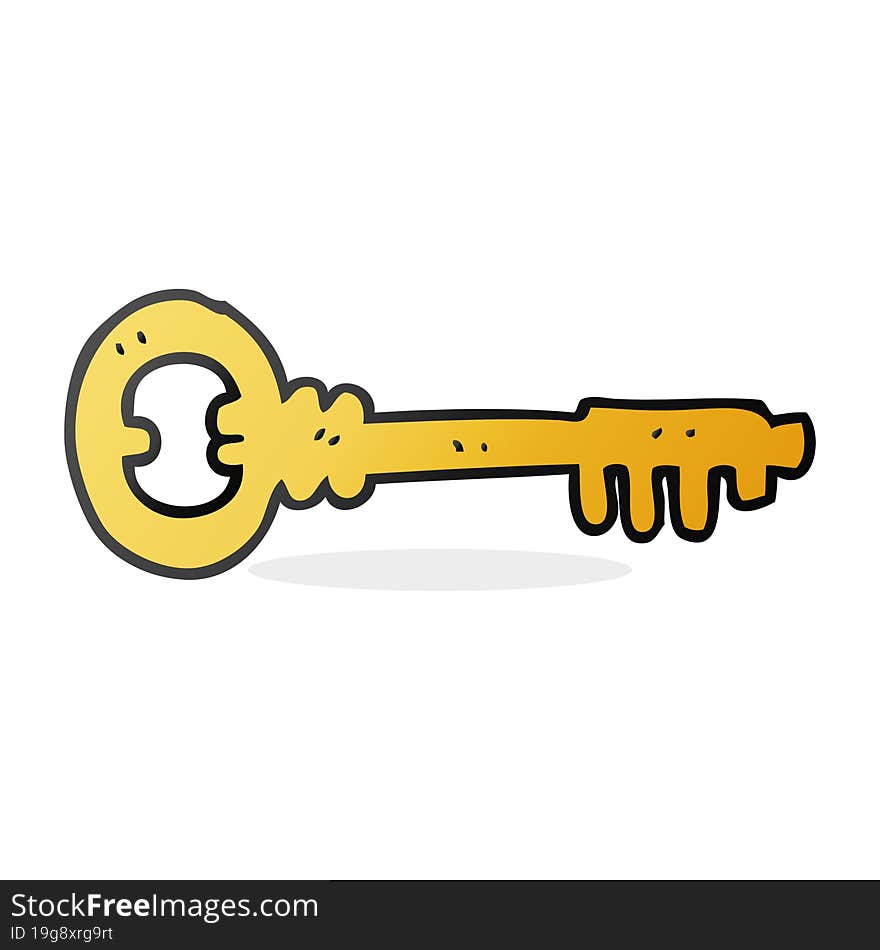 cartoon key