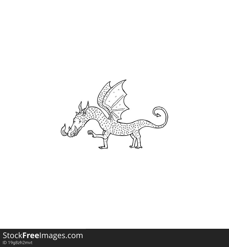 dragon drawing