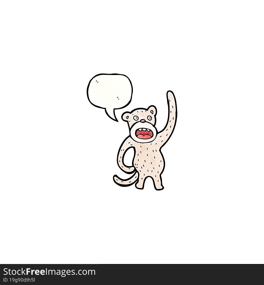 funny cartoon monkey