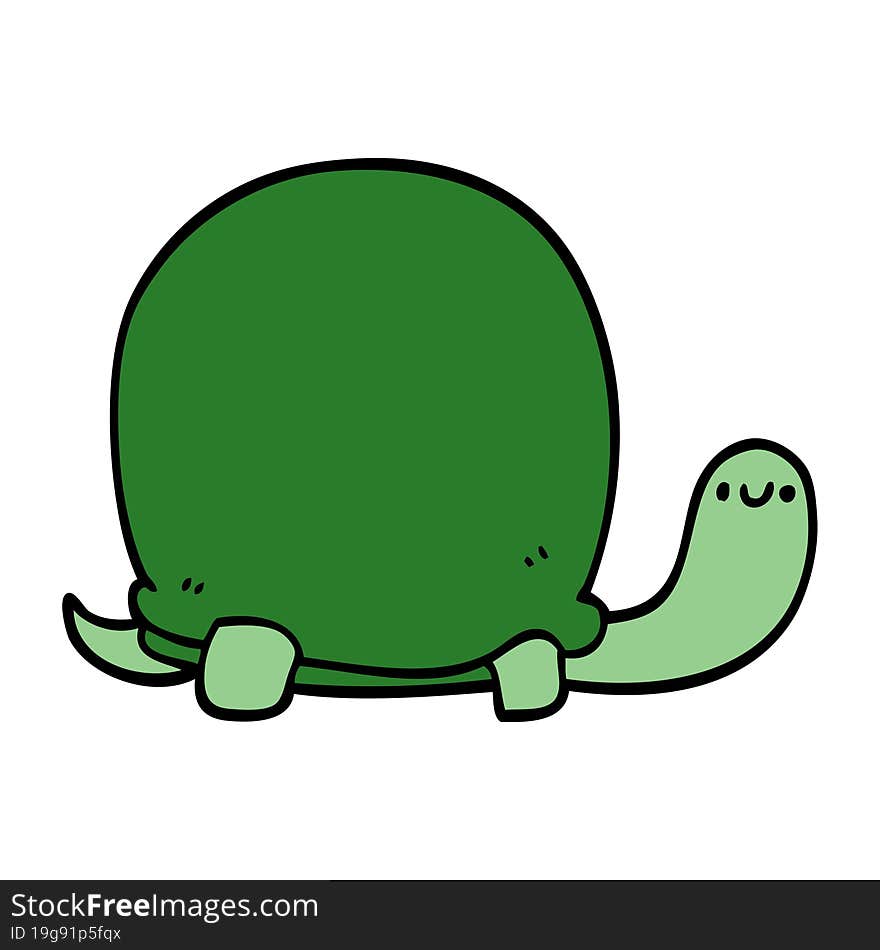 cute cartoon tortoise