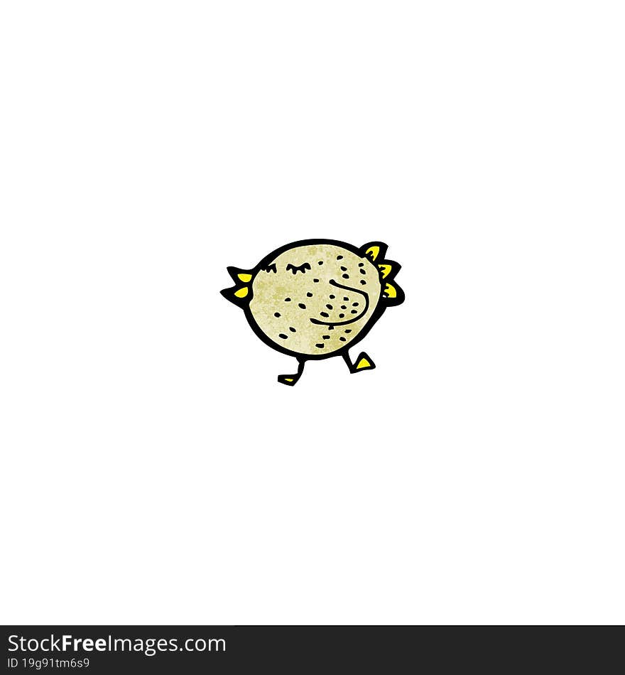 Funny Cartoon Bird