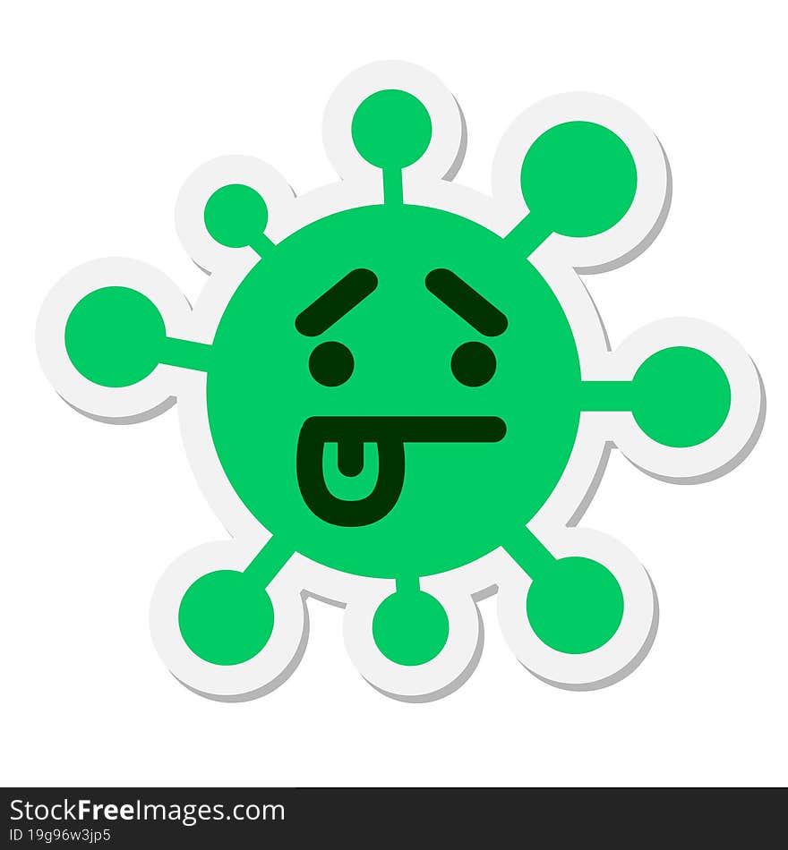 Unsure Virus Sticker