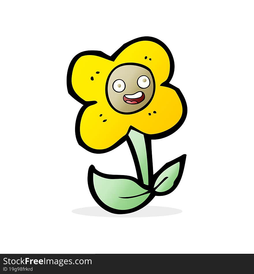 cartoon flower