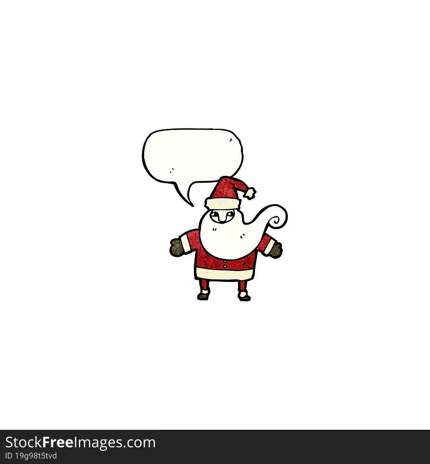 cartoon father christmas