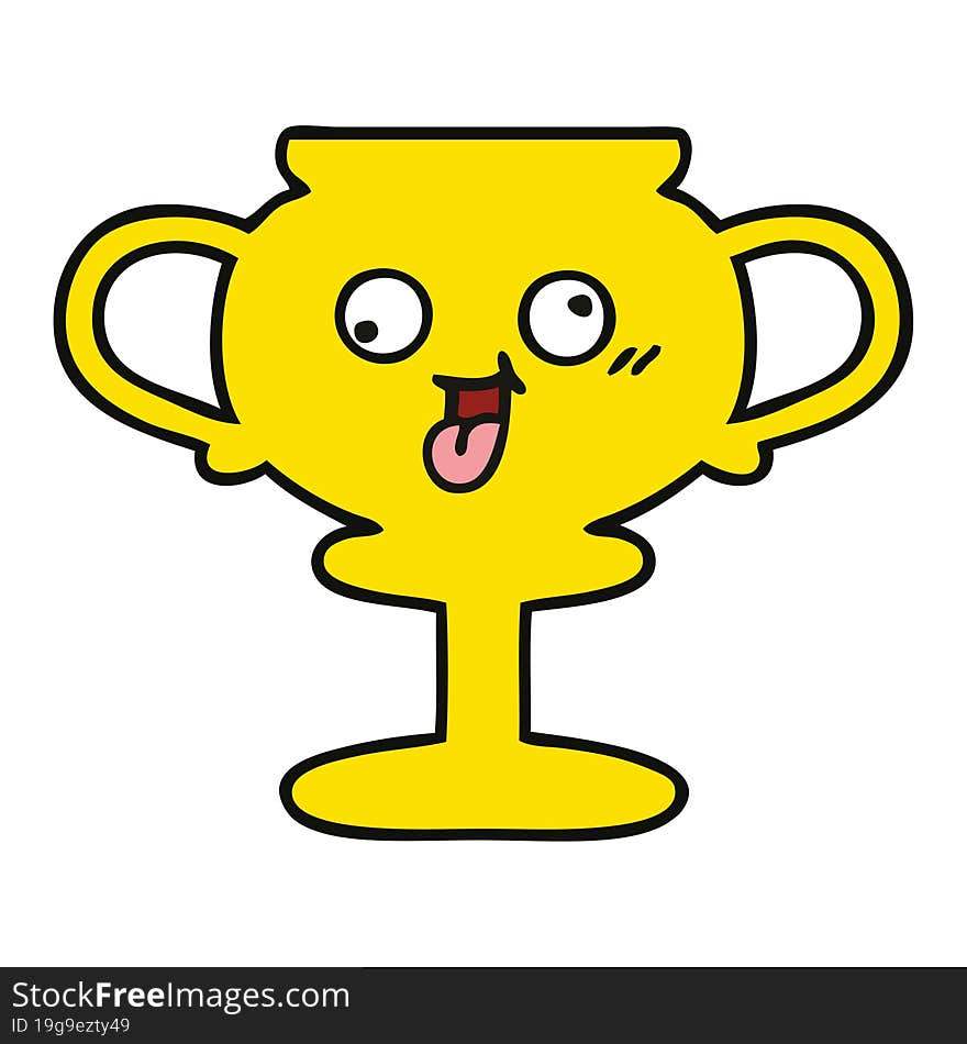 cute cartoon trophy