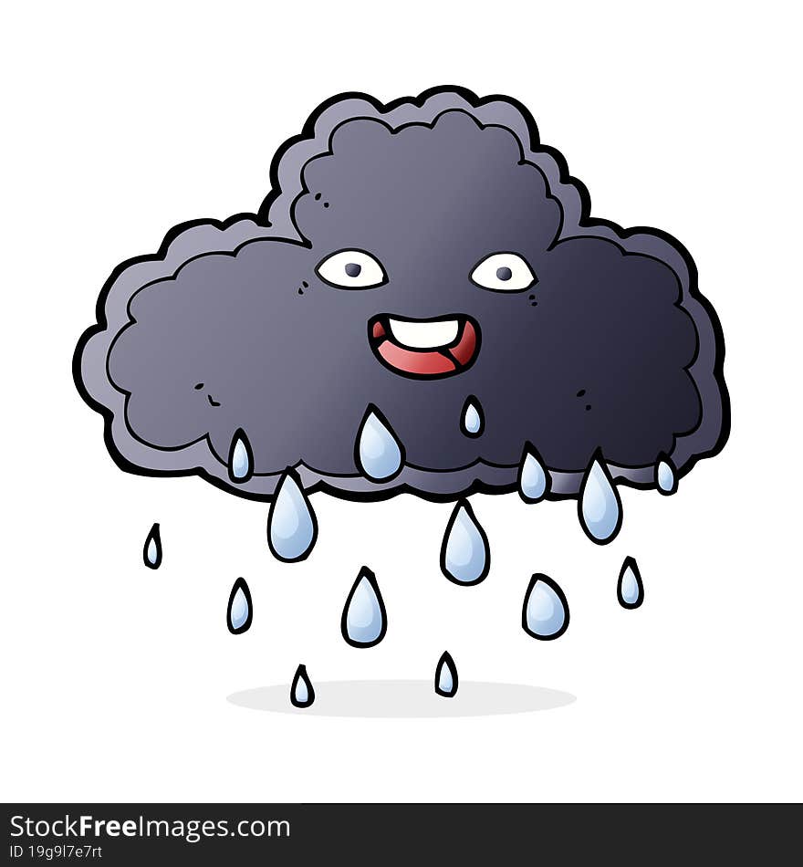 Cartoon Raincloud