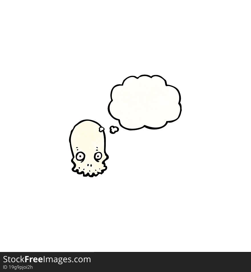 Funny Cartoon Skull