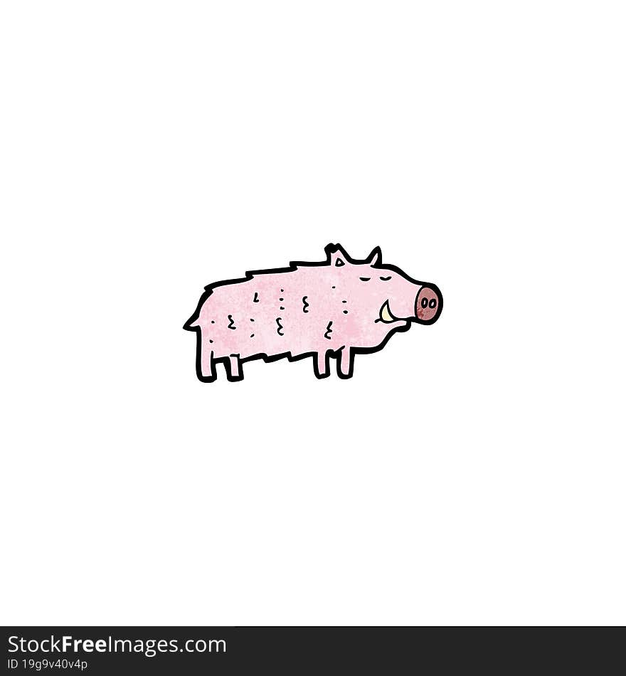 cartoon pig