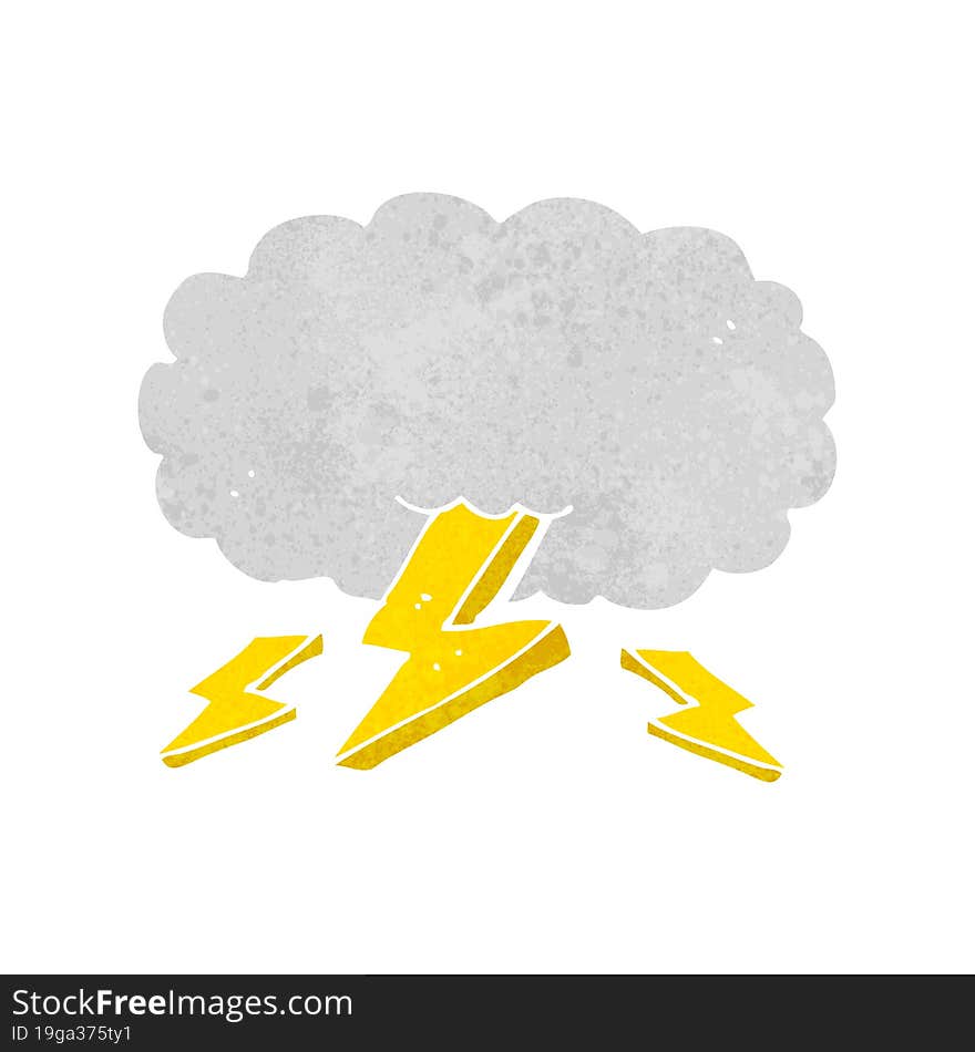 cartoon thundercloud