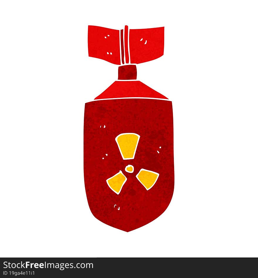 cartoon nuclear bomb