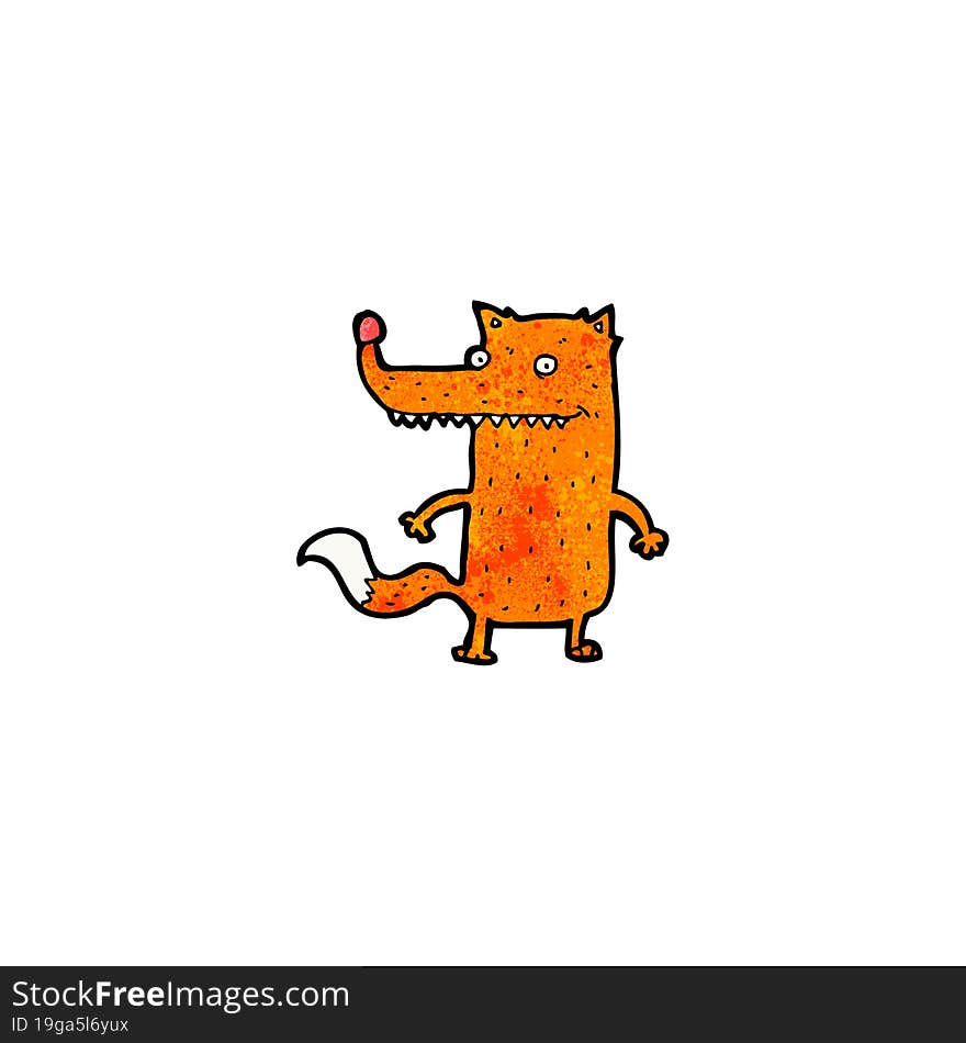 funny cartoon fox