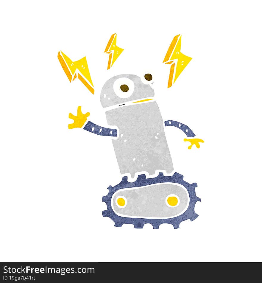 cartoon robot