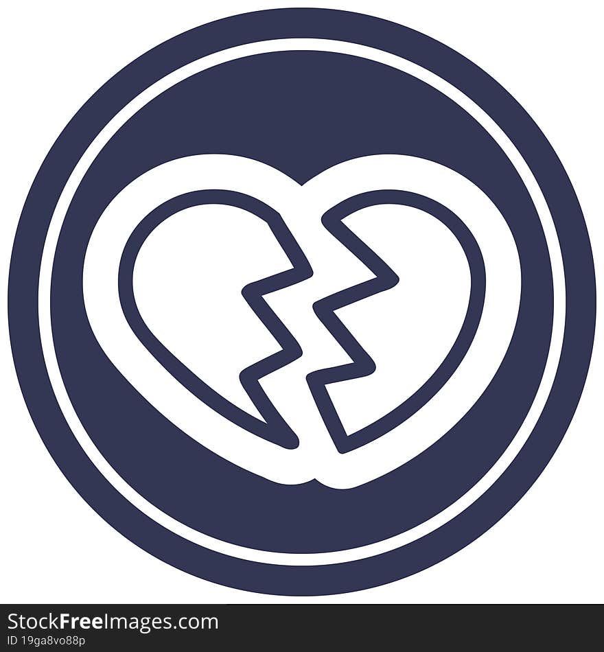 broken heart icon