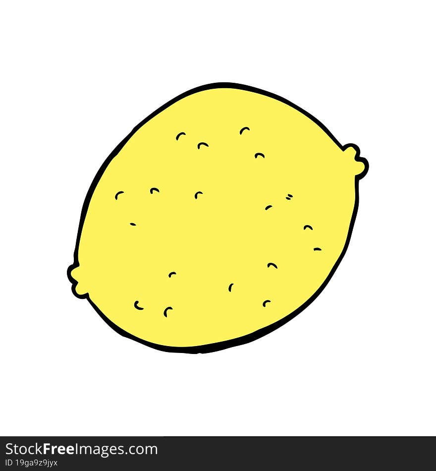 cartoon lemon