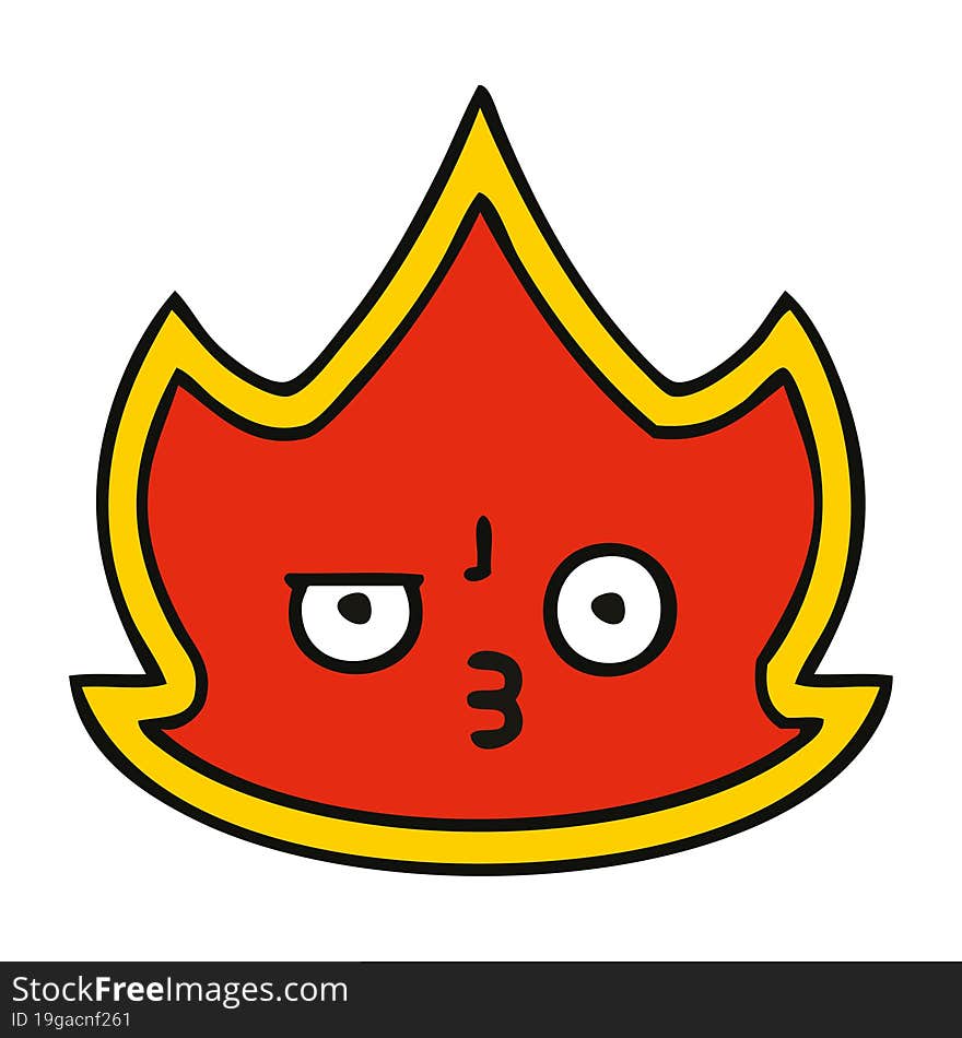 Cute Cartoon Fire