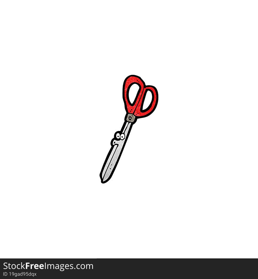 cartoon scissors