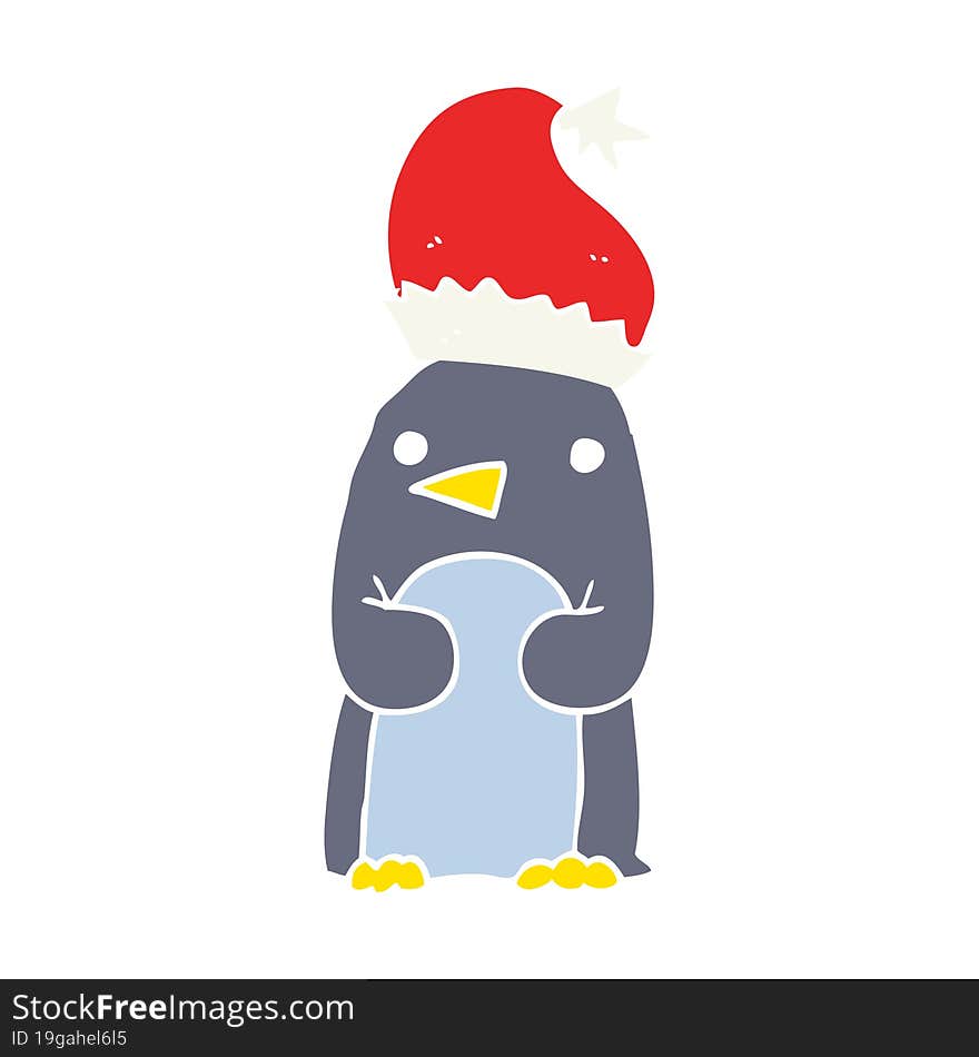 cute christmas penguin