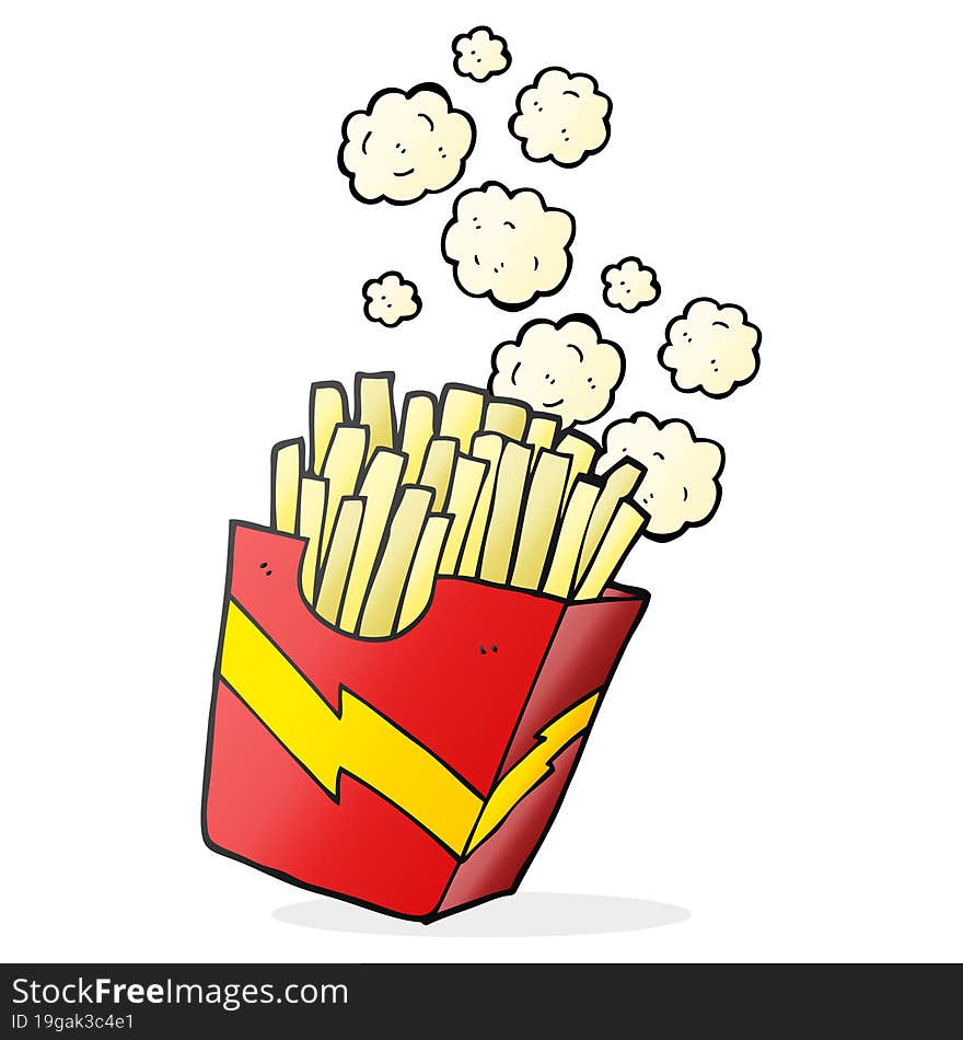 cartoon french fries