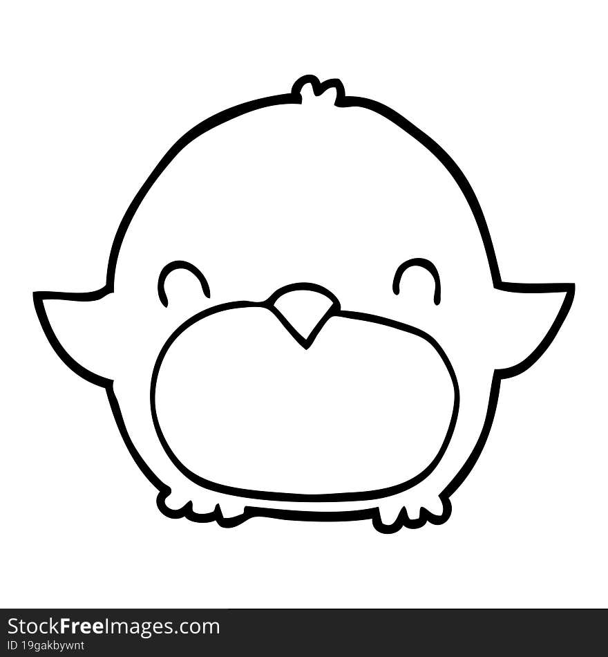 cartoon penguin