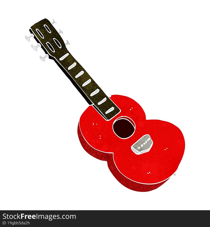 cartoon guitar