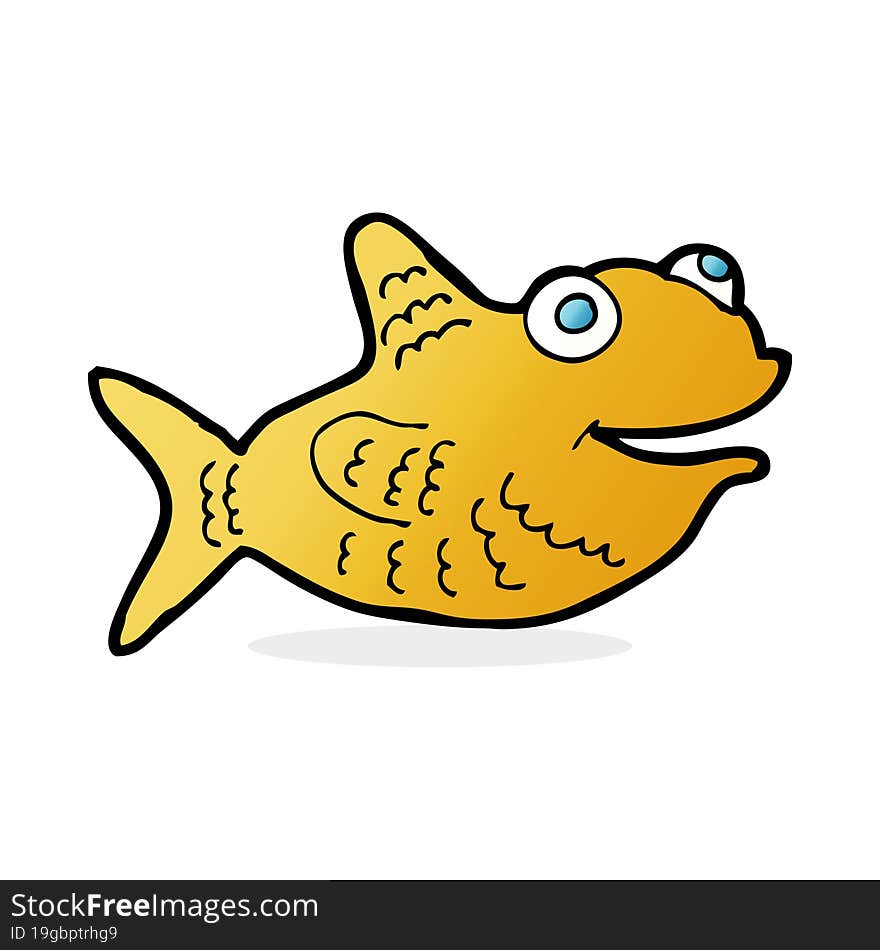 Cartoon Happy Fish