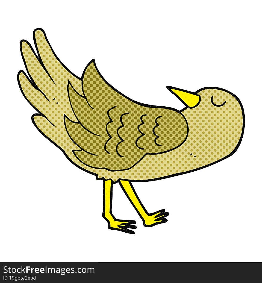 cartoon bird