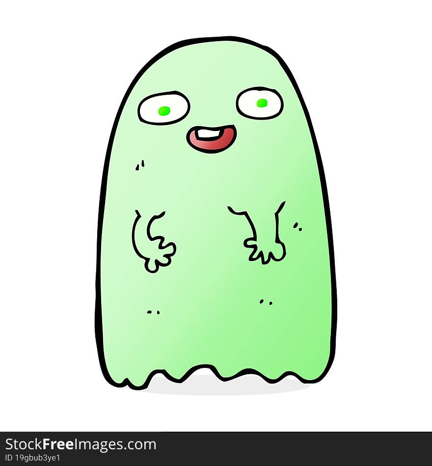 Funny Cartoon Ghost