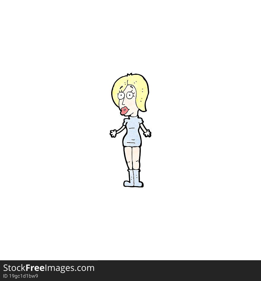 Cartoon Blond Nurse