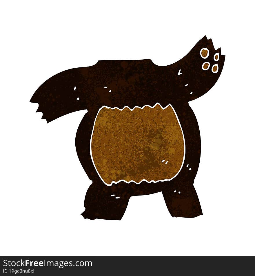 cartoon black bear body (mix and match or add own photos