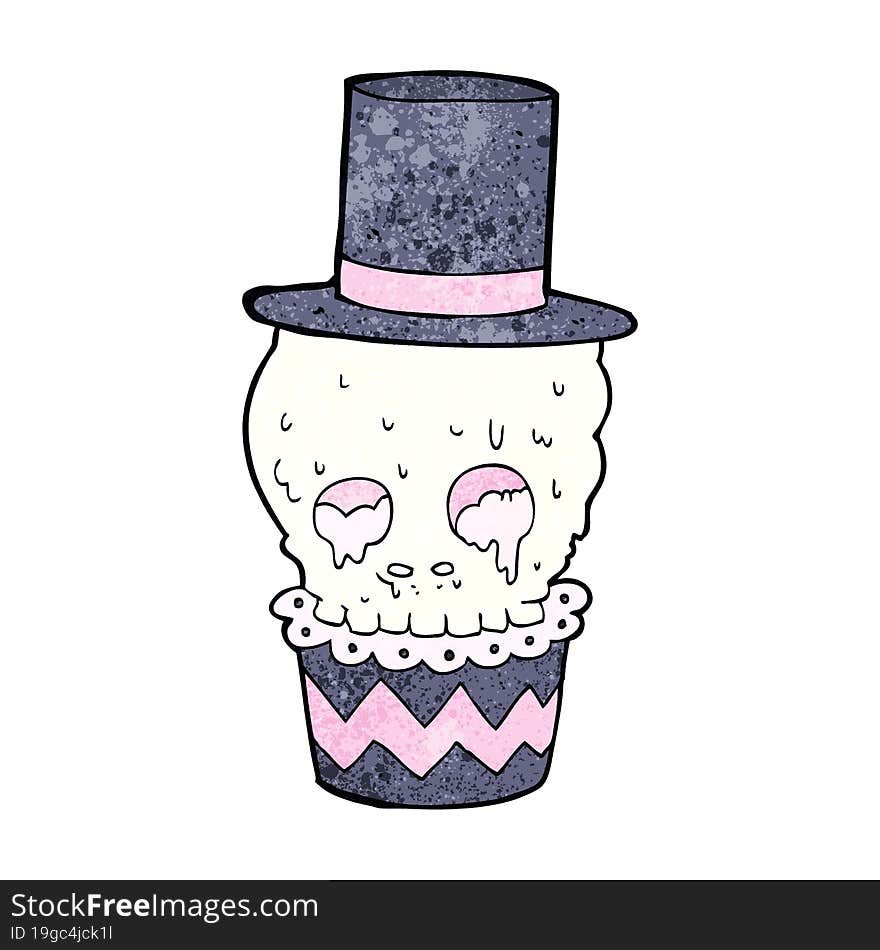 spooky cupcake cartoon