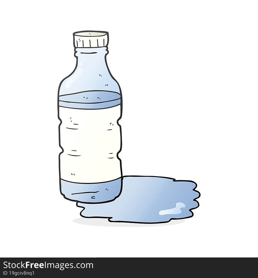 cartoon water bottle