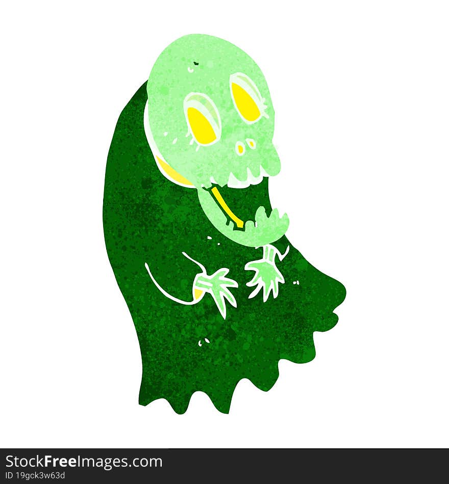 Cartoon Spooky Ghoul