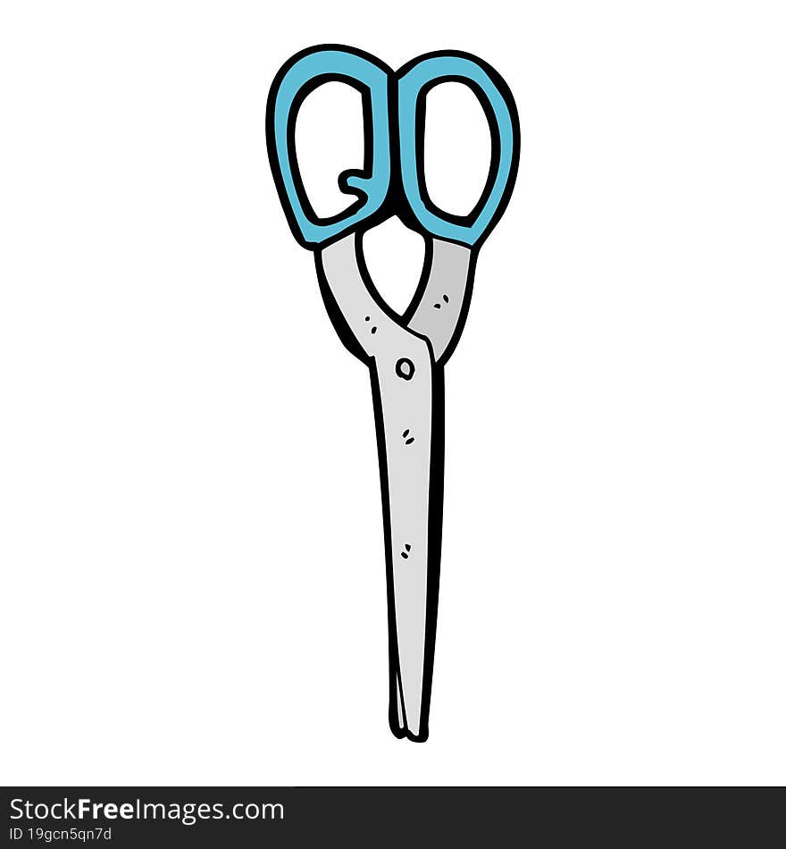 cartoon scissors