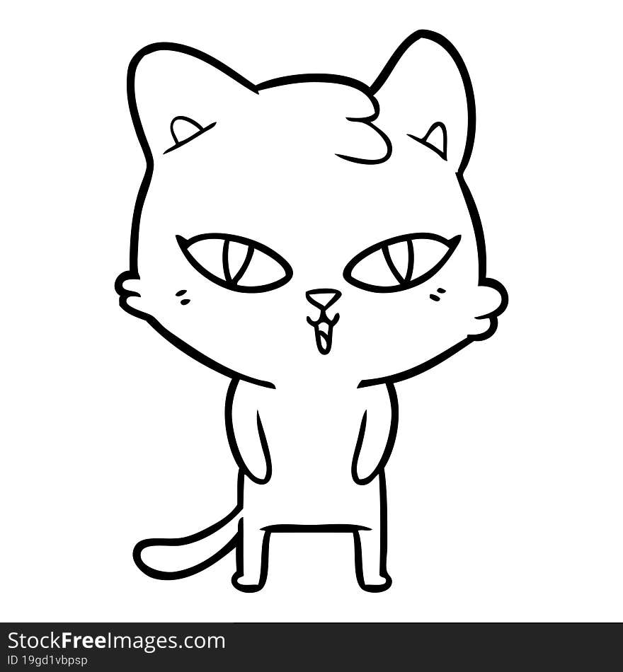 cartoon cat. cartoon cat