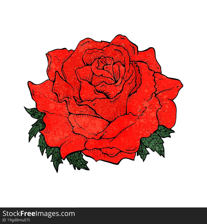 Cartoon Rose