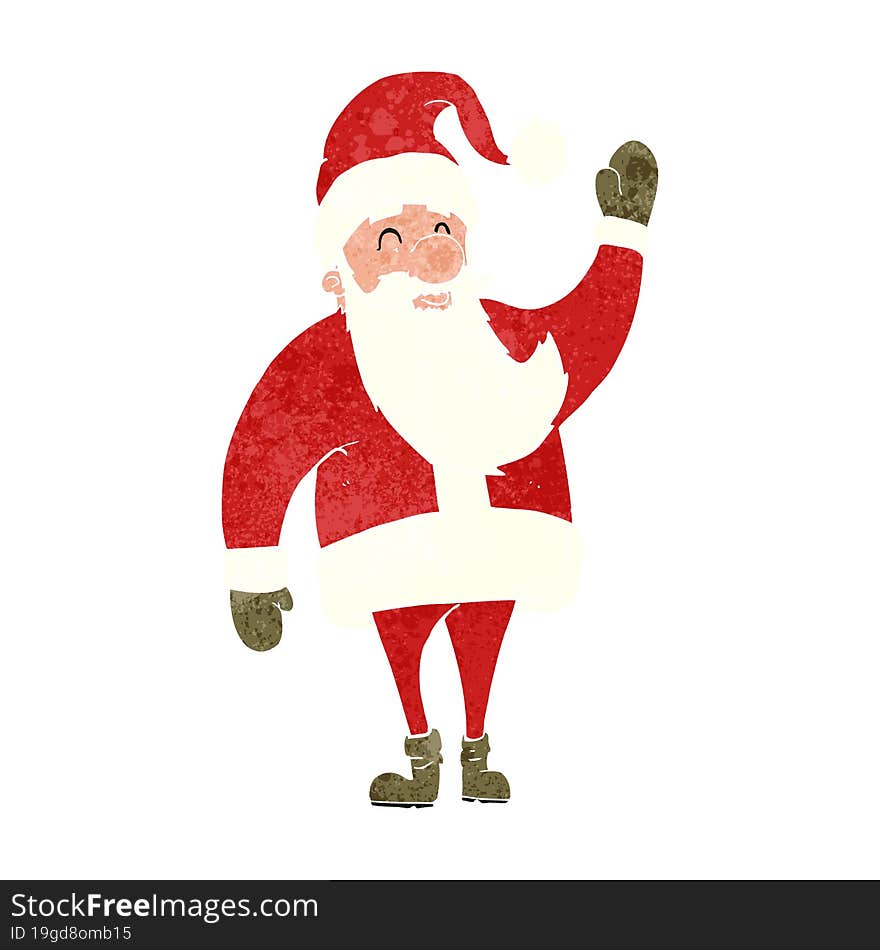 cartoon santa claus