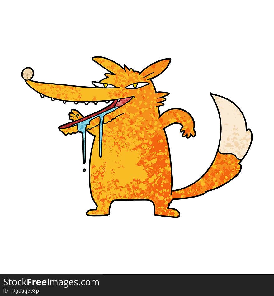 fat fox cartoon character. fat fox cartoon character