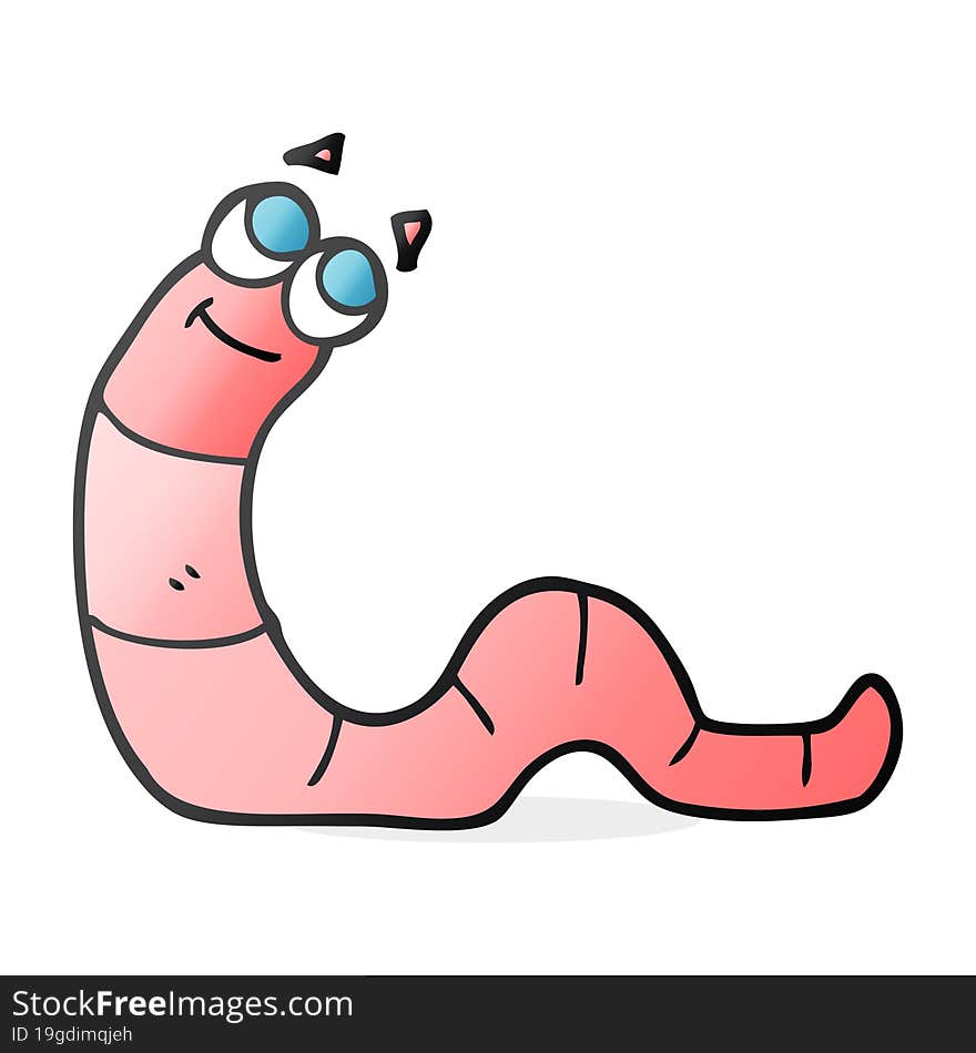 cartoon worm