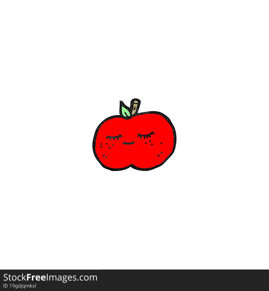 cartoon apple