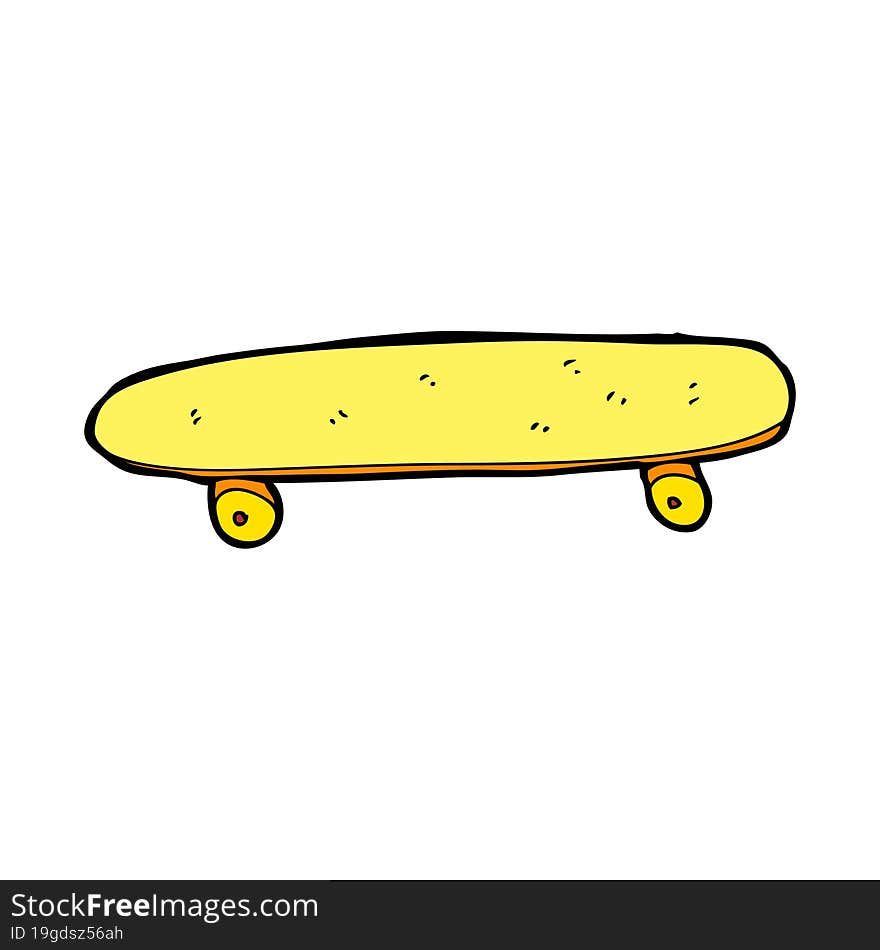 Cartoon Skateboard