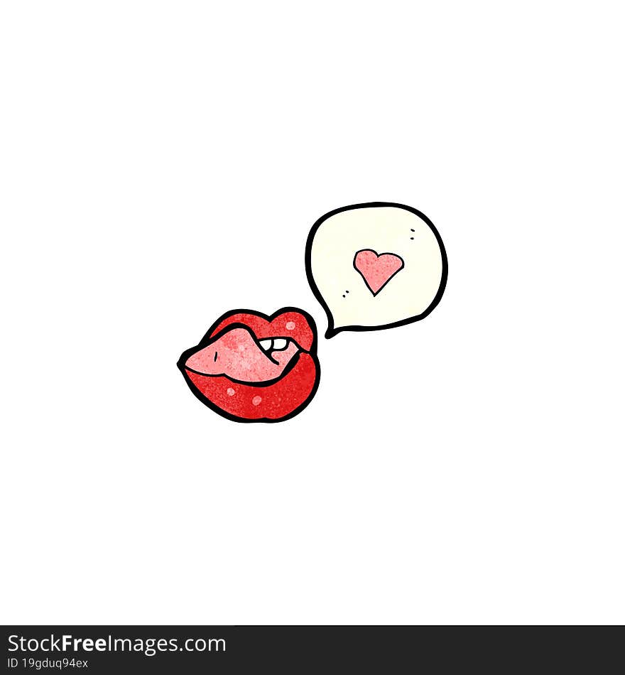 sexy cartoon lips