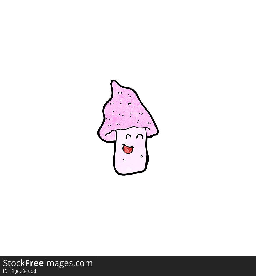 mushroom cartoon character