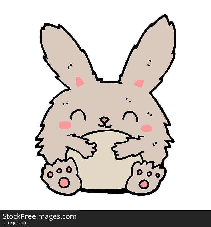 cute cartoon rabbit