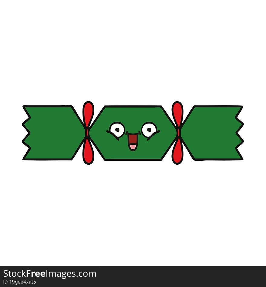 Cute Cartoon Christmas Cracker