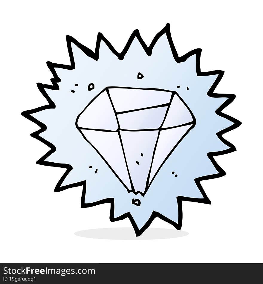 cartoon diamond