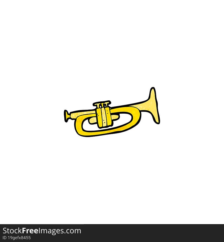 cartoon trumpet